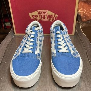 VANS Old Skool Stac Denim Mix Blue Size 9.5 NIB💙